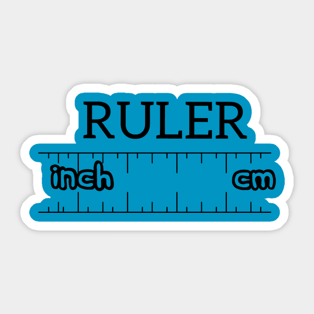 ruler Sticker by yam2017